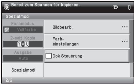 SHARP MX-FR12U - ■ Verwenden der Dokumentensteuerung im Kopiermodus - 1
