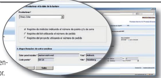 SHARP NA-F110 - Datos de puesta en funciona y proceso del registrar - 1