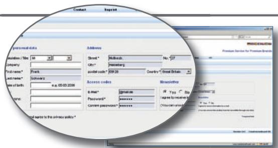 SHARP NA-F115 - Create an account - 1