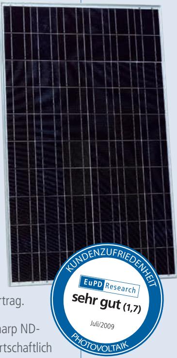SHARP ND-210 - Innovationen vom Photovoltaikpionier - 1