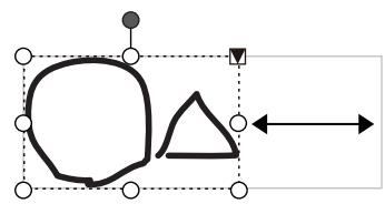 SHARP PN-L601 - ■ Enlarging/reducing an object - 2