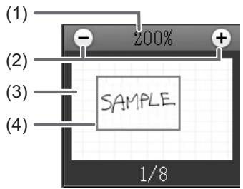 SHARP PN-L601 - Enlarging the view of the screen with the pan window - 1