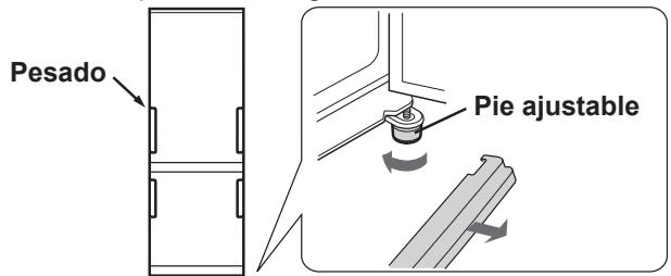 SHARP SJ-RP360T - Cuando una parte de la puerta está pesada - 1
