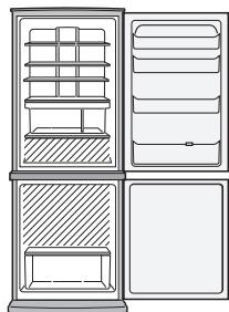 SHARP SJ-RP360T - Odstrányim nasledujúceho prisluşenstva, ako je znázorné nižsie na obrázku, možete uskladnit viac potravin. - 1