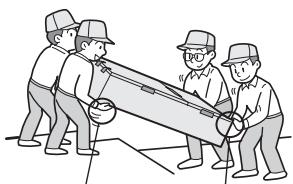 SHARP SJ-RP360T - Při prepravě - 2