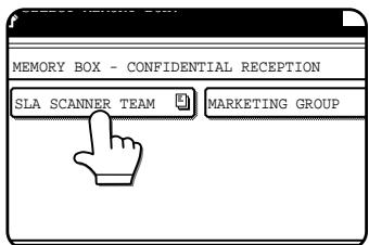 MEMORY BOX - CONFIDENTIAL RECEPTION SLA SCANNER TEAM MARKETING GROUP