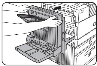 SHARP DM-3551 - Misfeed in the duplex module - 10