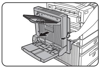 SHARP DM-3551 - Misfeed in the duplex module - 1