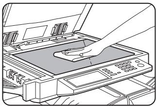 SHARP DM-3551 - Cleaning the scanner module - 1