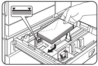 Diagram showing a hand inserting a component into an electronic device, with directional arrows indicating movement or flow.