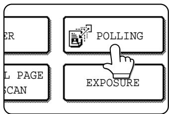 SHARP DM-3551 - When you hear the fax tone from the other machine, press the POLLING key. - 1