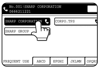 No.001:SHARP CORPORATION 0666211221 SHARP CORPORATION CORPO.TPS SHARP GROUP FREQUENT USE ABCD EFGHI JKLMN OPQRS