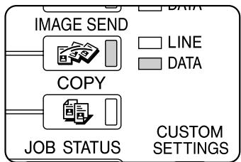 IMAGE SEND LINE DATA COPY JOB STATUS CUSTOM SETTINGS