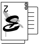 SHARP DM-3551 - Stapling position quick reference guide for duplex output - 9