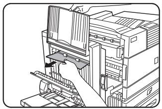 SHARP DM-3551 - Misfeed in the duplex module - 3