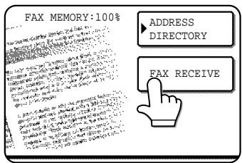 FAX MEMORY:100% ADDRESS DIRECTORY FAX RECEIVE