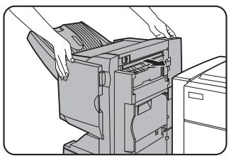 SHARP DM-3551 - Misfeed in the saddle stitch finisher - 14