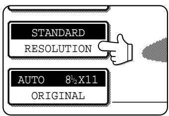 STANDARD RESOLUTION AUTO 8½X11 ORIGINAL