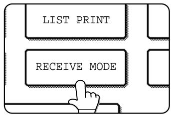 SHARP DM-3551 - Touch the RECEIVE MODE key. - 1