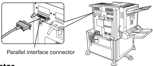 Parallel interface connector