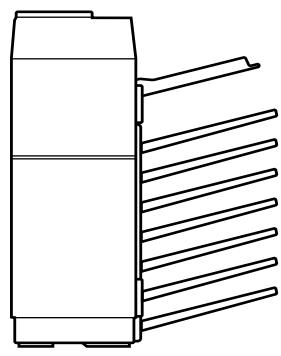 SHARP DM-3551 - ■ Using the mail-bin stacker - 1