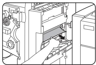 SHARP DM-3551 - Misfeed in the saddle stitch finisher - 9