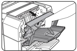 SHARP DM-3551 - Open the finisher compiler. - 1