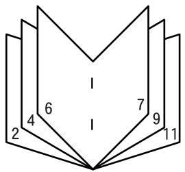 1 6 7 4 2 9 11