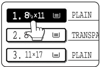 1. 8½x11 2. 5 3. 11×17 PLAIN TRANSPA PLAIN