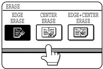 ERASE EDGE ERASE CENTER ERASE EDGE+CENTER ERASE