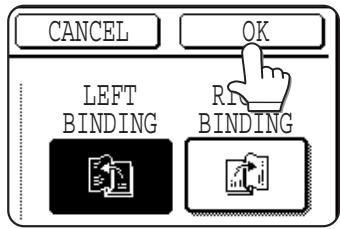 CANCEL OK LEFT BINDING RIGHT BINDING