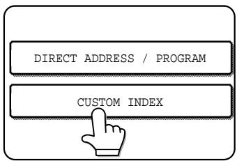 SHARP DM-3551 - STORING A GROUP INDEX - 1