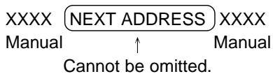 SHARP DM-3551 - Must input next address key at broadcast setting - 2