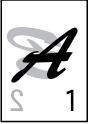 SHARP DM-3551 - Relation between print image and saddle stitch - 3