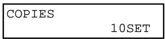 SHARP DM-3551 - Verify that the desired number of copies is set. - 1