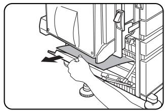 SHARP DM-3551 - Remove the misfed paper. - 1