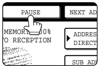 PAUSE NEXT AD MEMORY 0% TO RECEPTION ADDRESS DIRECT SUB AD