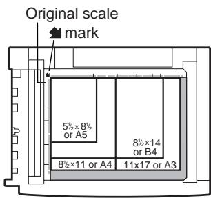 Original scale mark 5½×8½ or A5 8½×14 or B4 8½×11 or A4 11×17 or A3