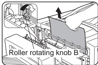 Roller rotating knob B