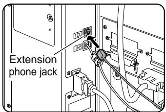 Extension phone jack