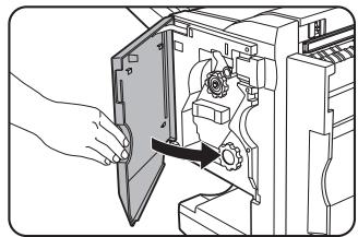 SHARP DM-3551 - Misfeed in the saddle stitch finisher - 13