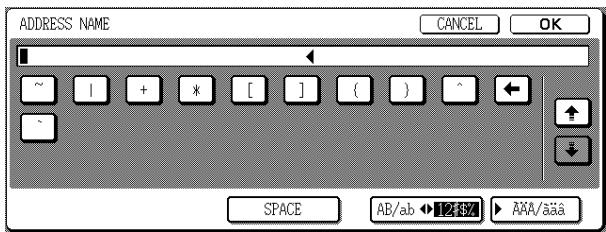 ADDRESS NAME CANCEL OK ~ + * [ ] { } ^ ↓ SPACE AB/ab ▶ 12.49% AAA/aaa
