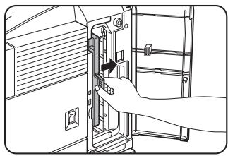 SHARP DM-3551 - Close the paper guide. - 1