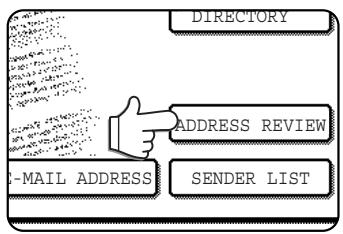 DIRECTORY ADDRESS REVIEW -MAIL ADDRESS SENDER LIST