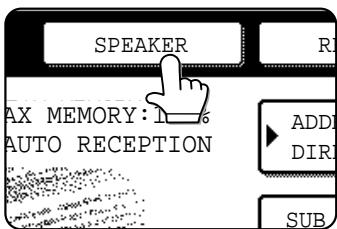 SPEAKER AX MEMORY: 10% AUTO RECEPTION ADDI DIR SUB