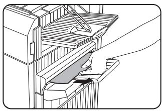 SHARP DM-3551 - Misfeed in the finisher - 1