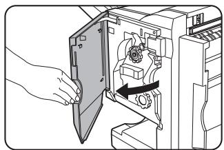 SHARP DM-3551 - Misfeed in the saddle stitch finisher - 6