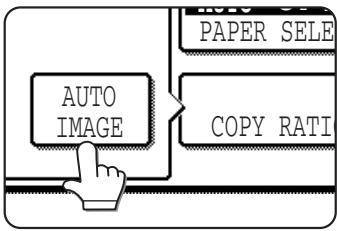 SHARP DM-3551 - Touch the [AUTO IMAGE] key. - 1