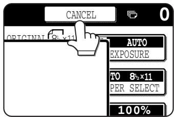 CANCEL ORIGINAL 8x11 AUTO EXPOSURE TO 8½x11 PER SELECT 100%