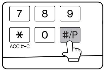 7 8 9 * 0 #/P ACC.#-C